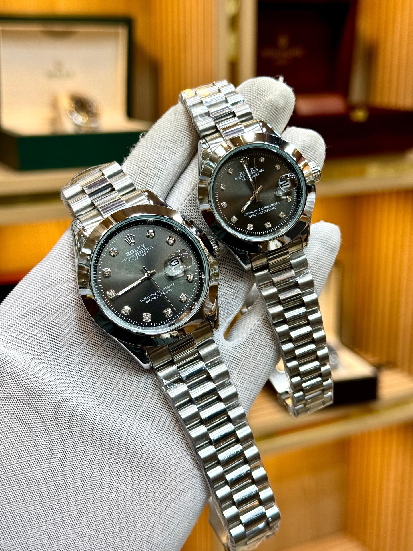 ROLEX |  M-301 Date Just| Couples watch