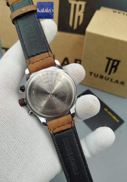 Tubular | M-201 | Leather Brown Strap