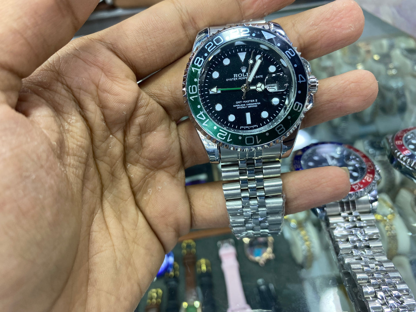 ROLEX |  M-201 GMT MASTER II | Green Black