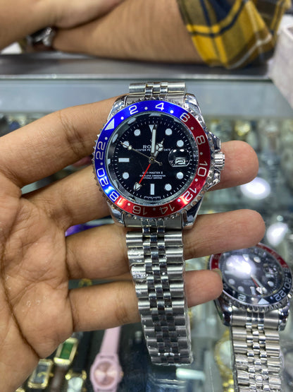 ROLEX |  M-201 GMT MASTER II | Red Blue