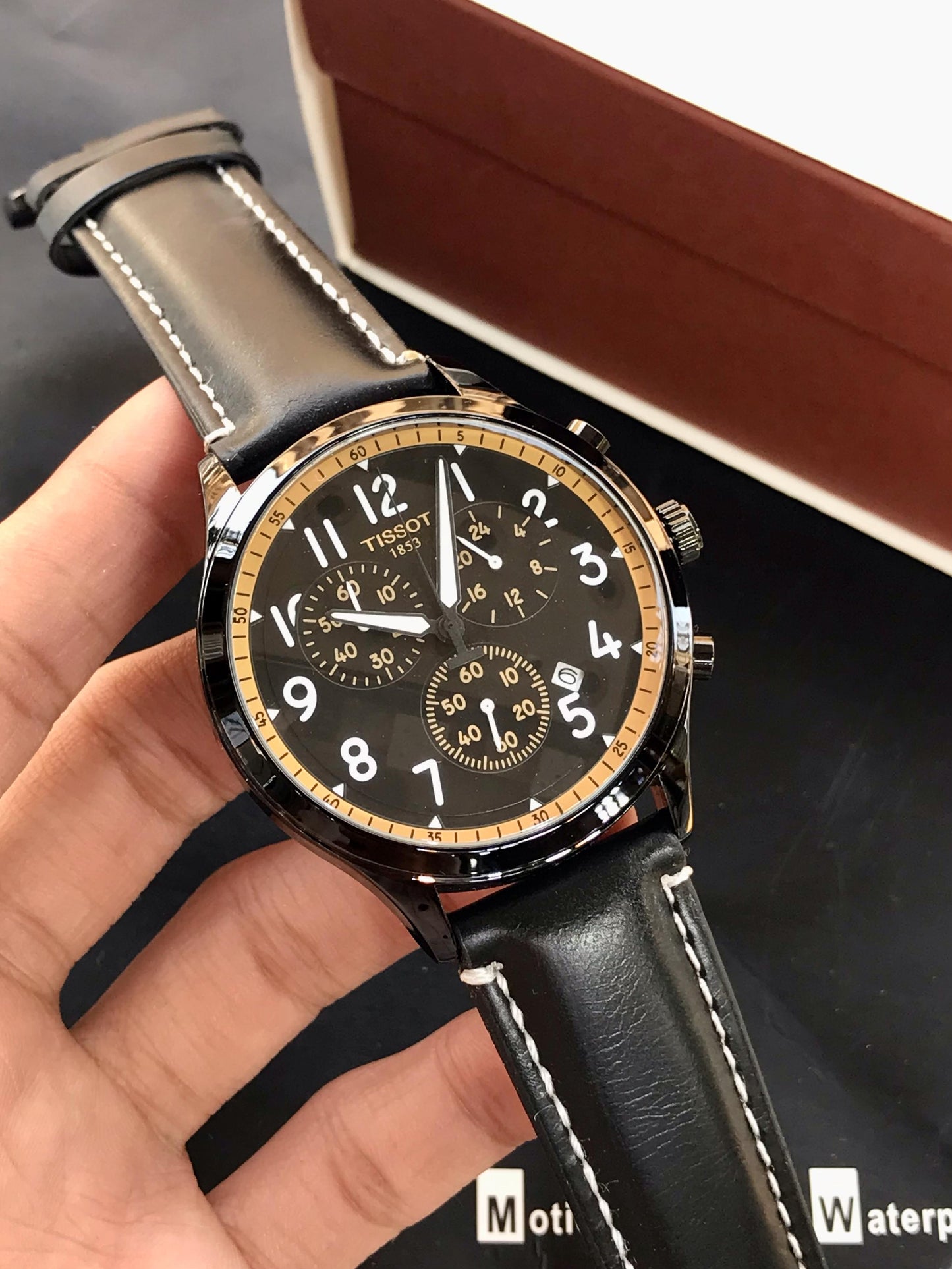 Tissot M-201 | Chronographs |Leather Black Strap