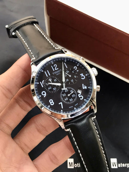 Tissot M-201 | Chronographs |Leather Black Strap